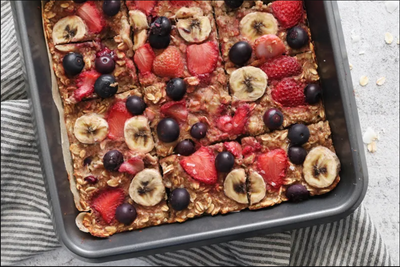 Baked Berry Bolt Whey Protein Oatmeal Recipe