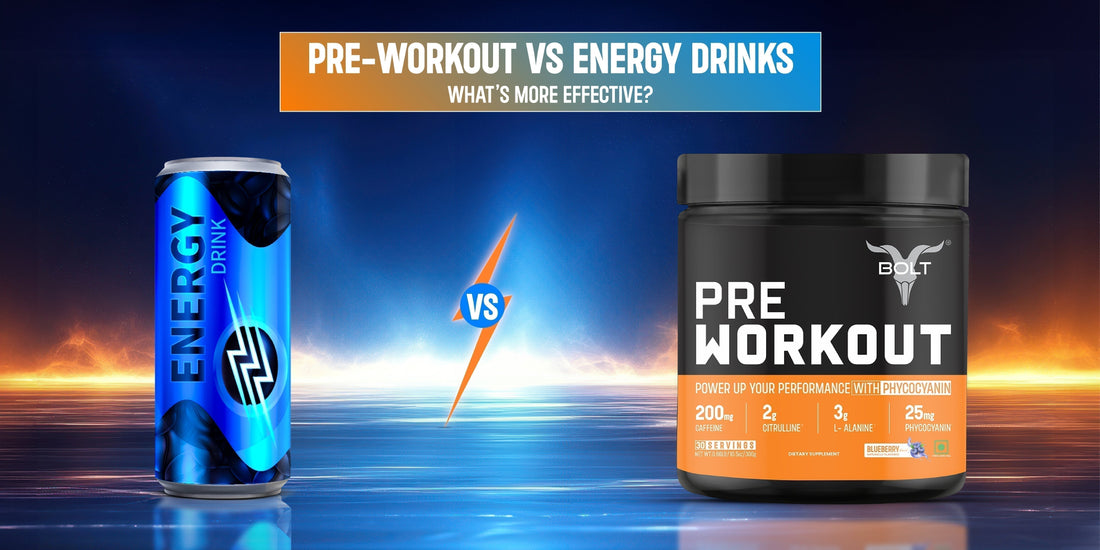 Pre-Workout vs. Energy Drinks: What’s More Effective?