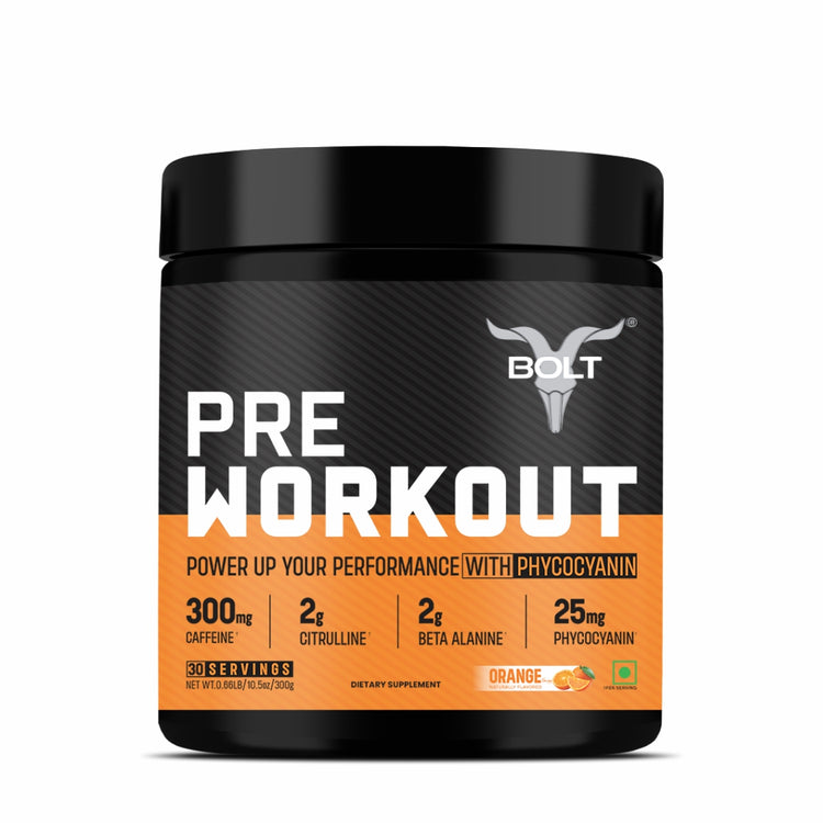 Bolt Pre-Workout | For Energy, Focus, Power, Endurance & Performance