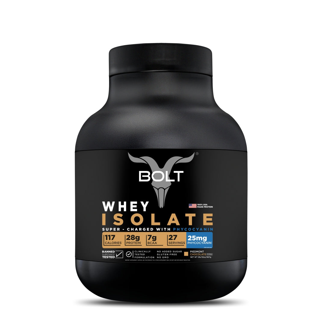 Buy Bolt's Whey Isolate Protein Powder Online By Bolt Nutrition