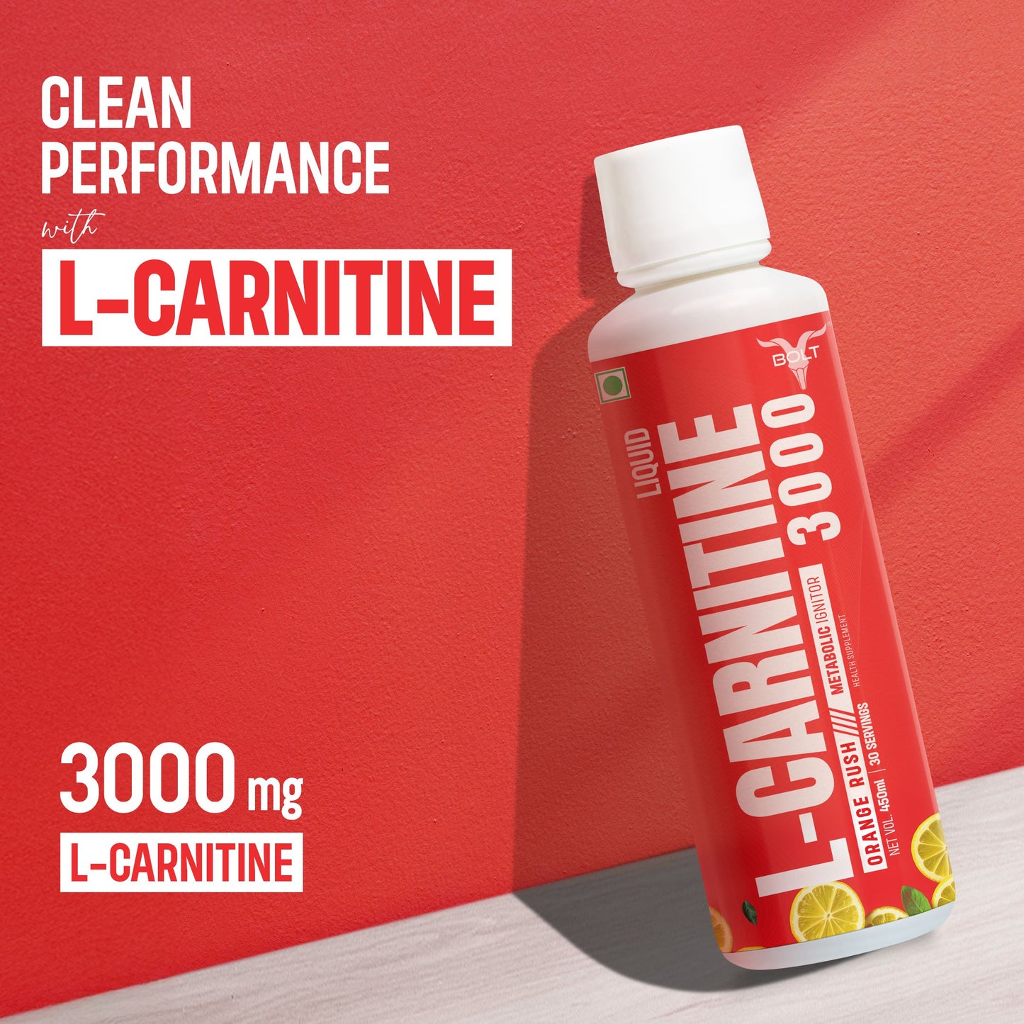 Orange rush Liquid L-Carnitine 3000mg