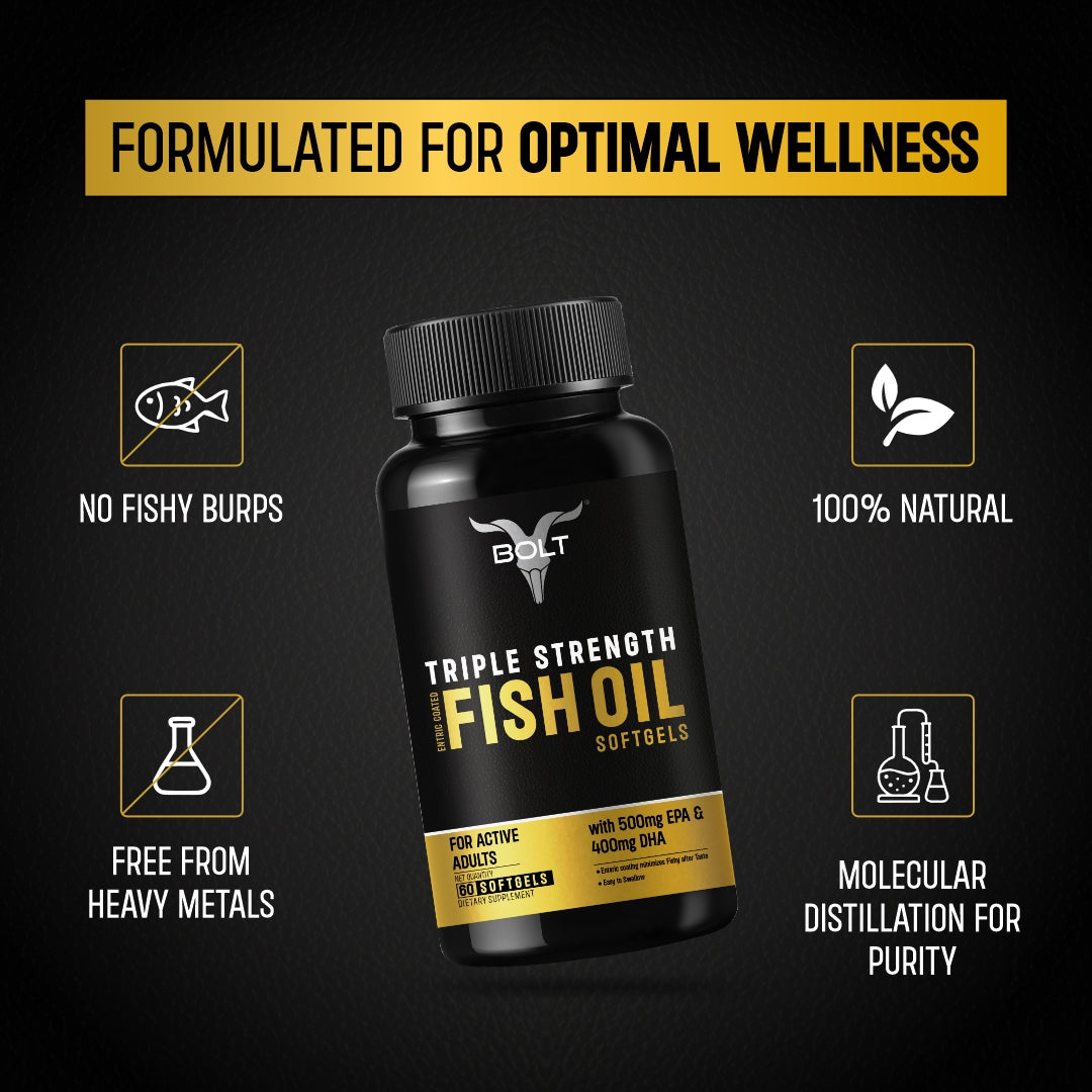 Best fish oil capsules, 60 Count