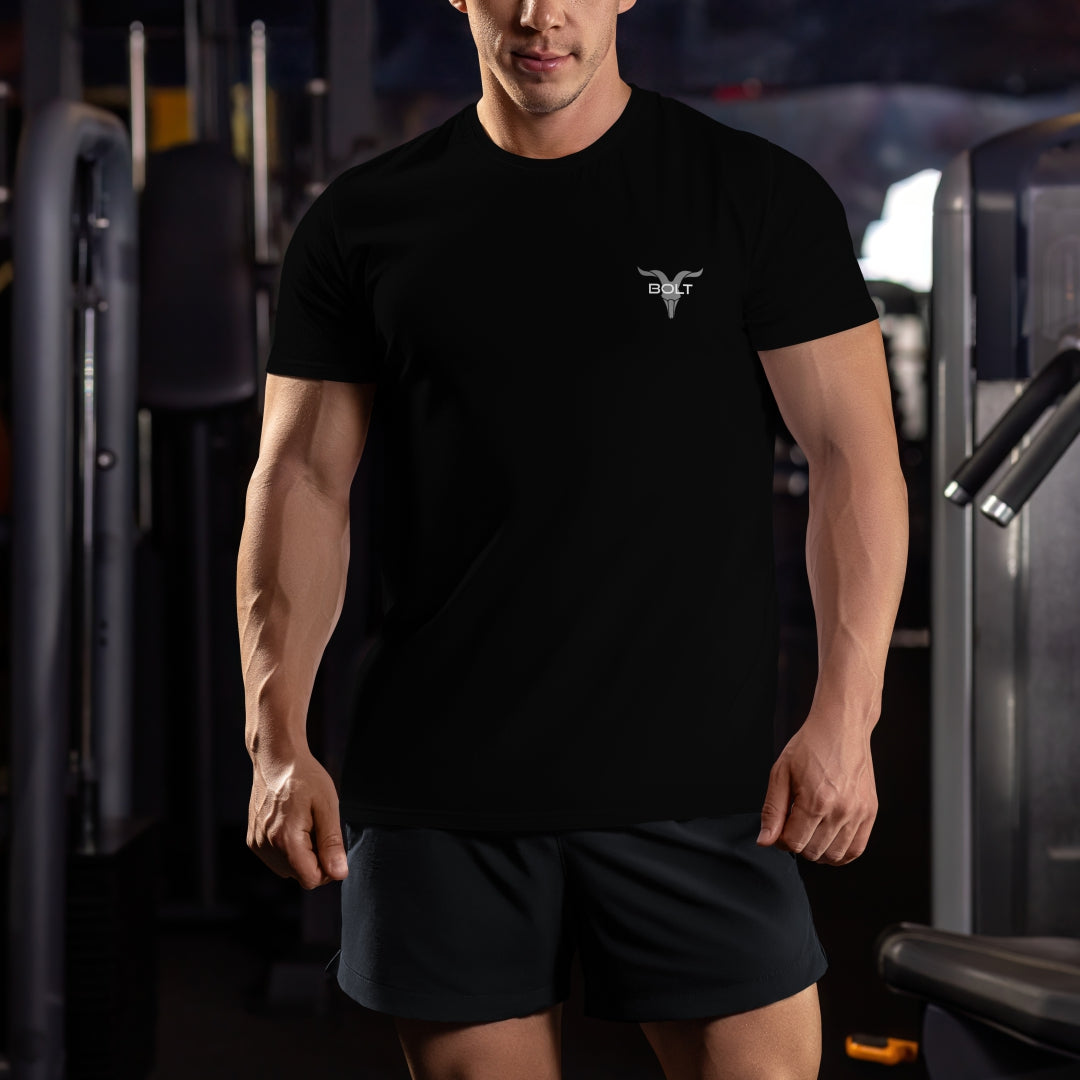 Bolt gym t- shirt , xxl ,Xl, L ,M