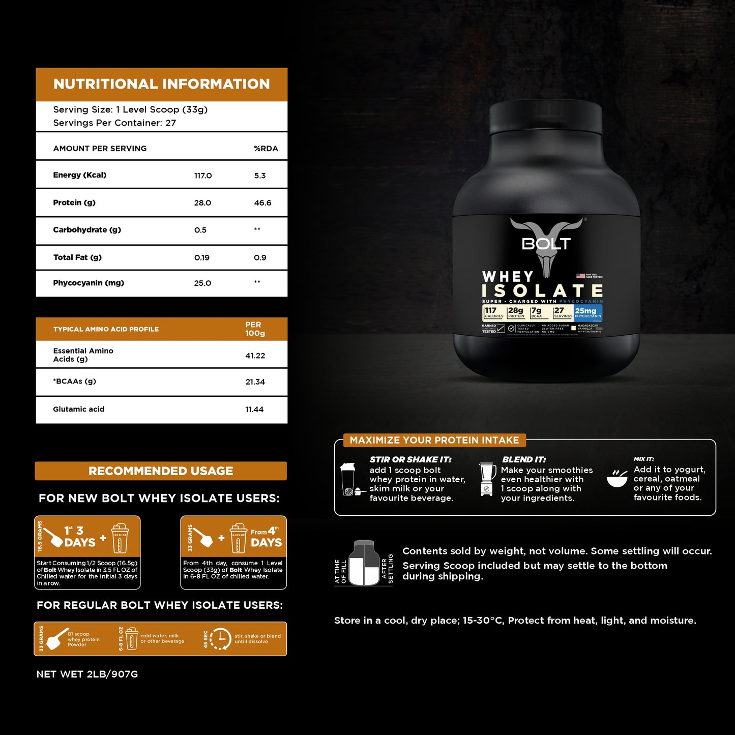 whey protein isolate powder