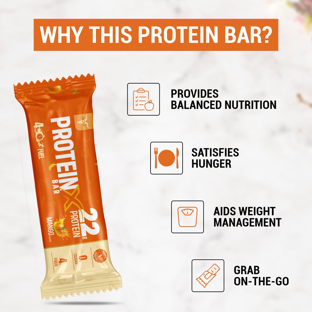 Mango Crunch, protein snack for weight management