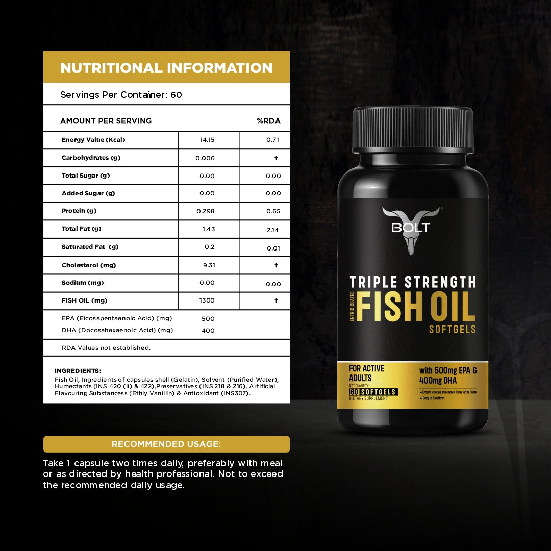 fish oil capsules, 60 Count