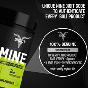 Bolt Micronised Glutamine 5000 | Boosts Athletic Performance | Fuels Muscles | Provides Energy Support for Heavy Workout | Formulated In USA