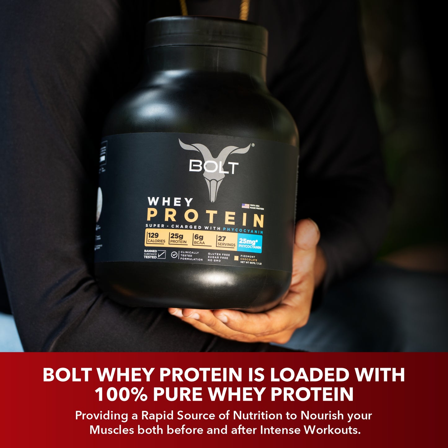 100% pure whey protein