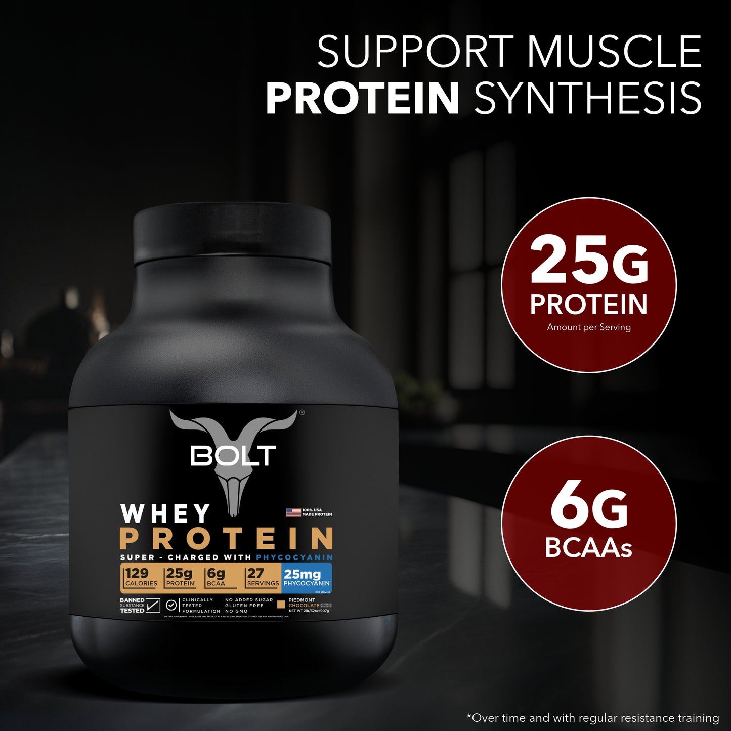 Piedmont Chocolate, Bolt whey protein