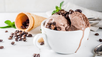 Healthy and delicious ice cream made with frozen bananas and Bolt Biozyme Plant Protein