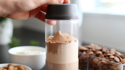 An Almond Explosion shake using BOLT Whey Protein