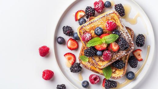 Whey protein-infused French toast