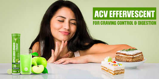 ACV Effervescent Tablets for Craving Control & Better Digestion