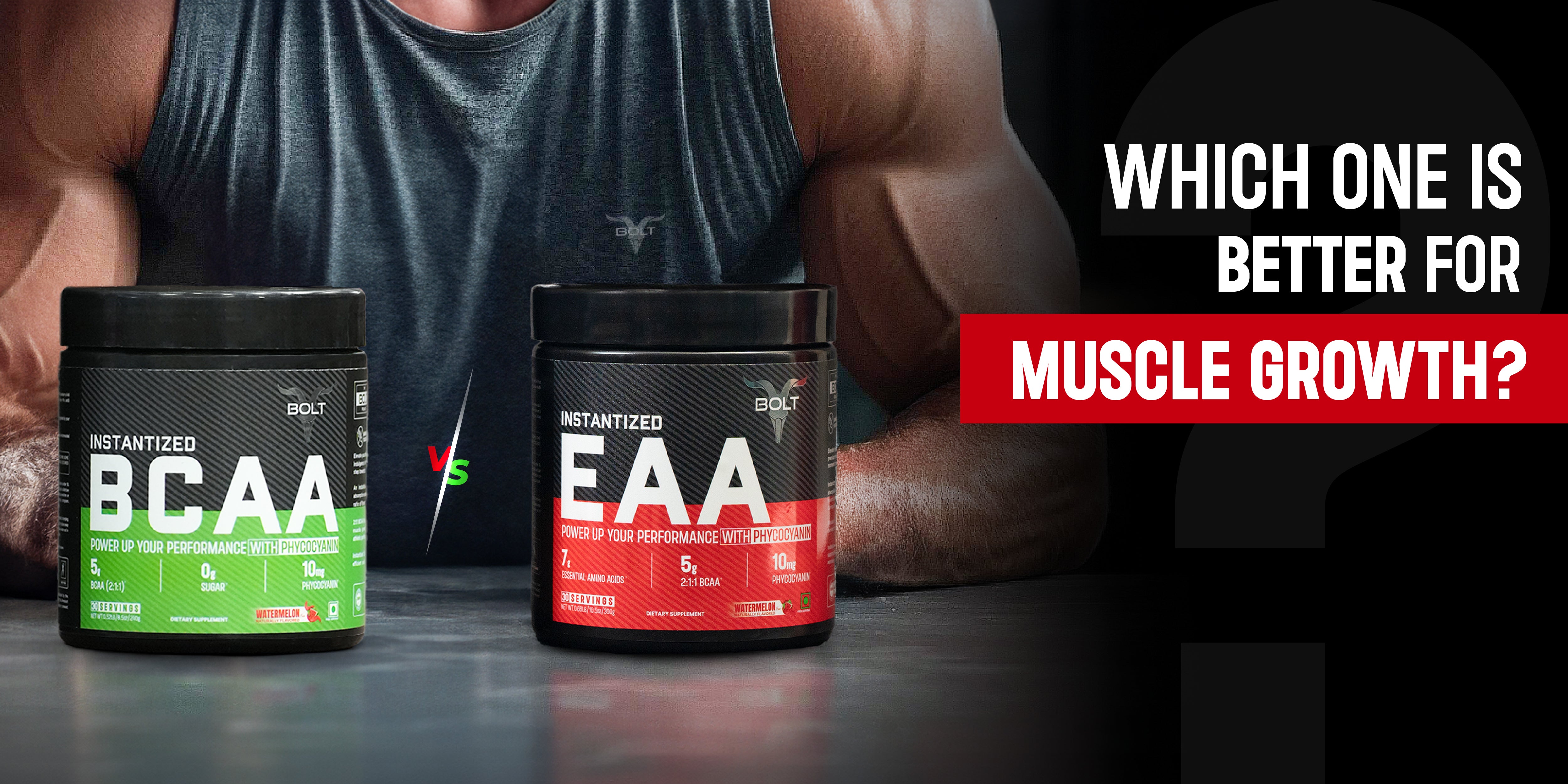 BCAA vs. EAA: Which One is Better for Muscle Growth?