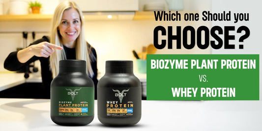 Biozyme Plant Protein vs. Whey Protein: Which One Should You Choose?
