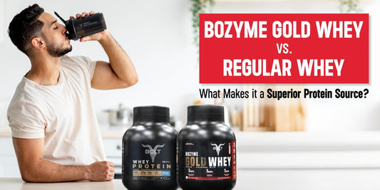 Bozyme Gold Whey vs. Regular Whey protein: What Makes It a Superior Protein Source?