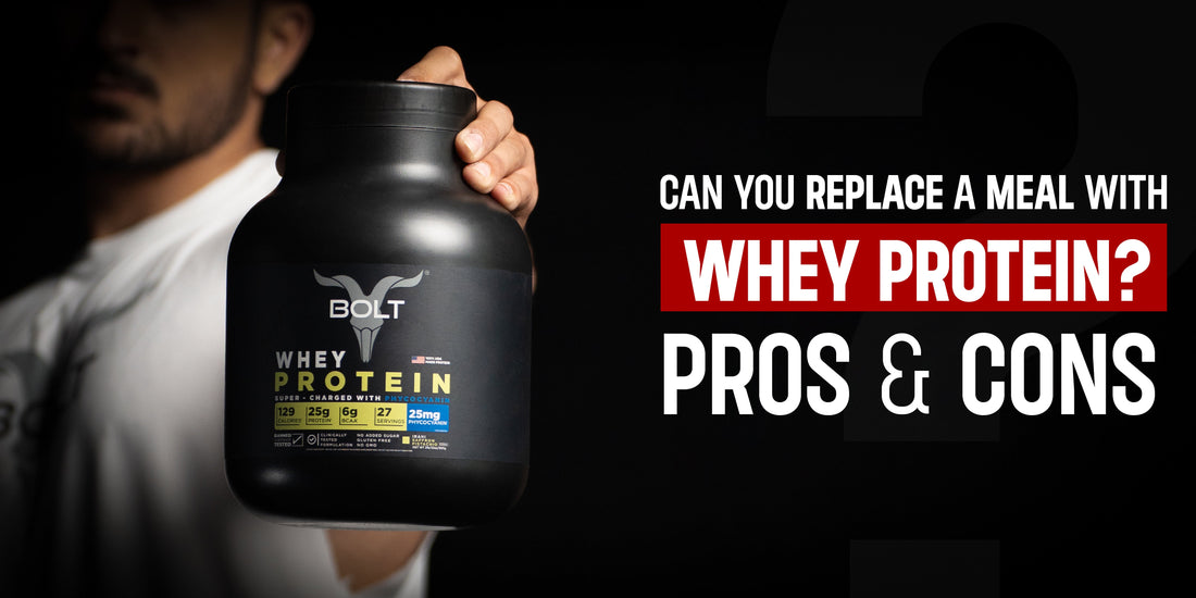 Can You Replace a Meal with Whey Protein? Pros & Cons