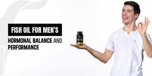 Active man post-workout supported by fish oil benefits