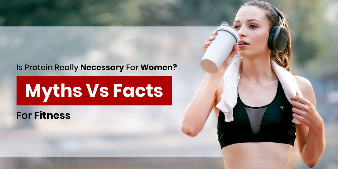 Fit woman drinking protein shake after workout 