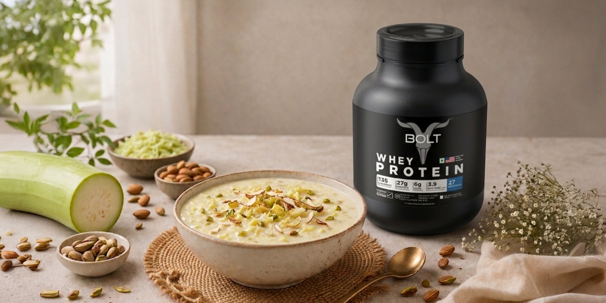 Healthy Lauki Kheer with Whey Protein | Low-Calorie High-Protein Dessert