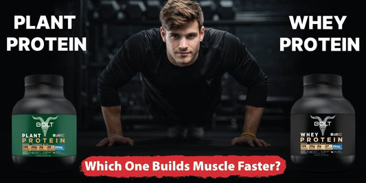 Plant Protein vs Whey Protein: Which One Builds Muscle Faster?