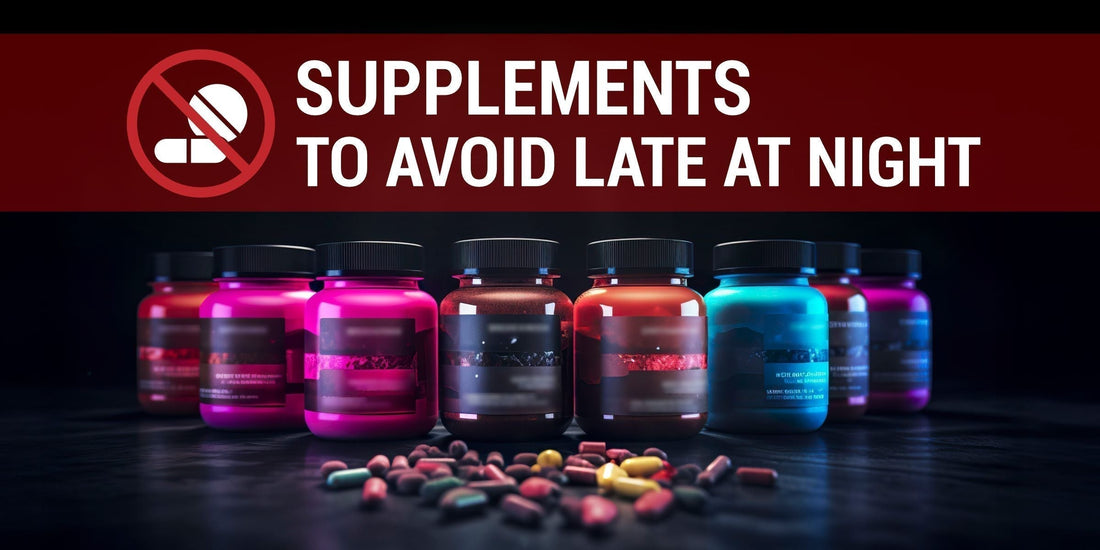 Supplements to Avoid Late at Night – What You Need to Know for Better Sleep and Recovery