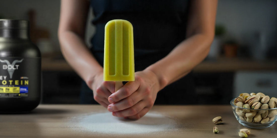 Protein packed ice pops