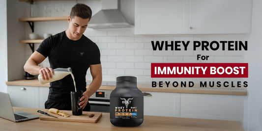 Whey protein supplement for muscle growth and immune health