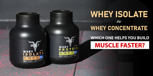 Whey Isolate vs. Whey Concentrate: Which One Helps You Build Muscle Faster?