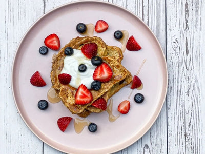 Whey protein-infused French toast