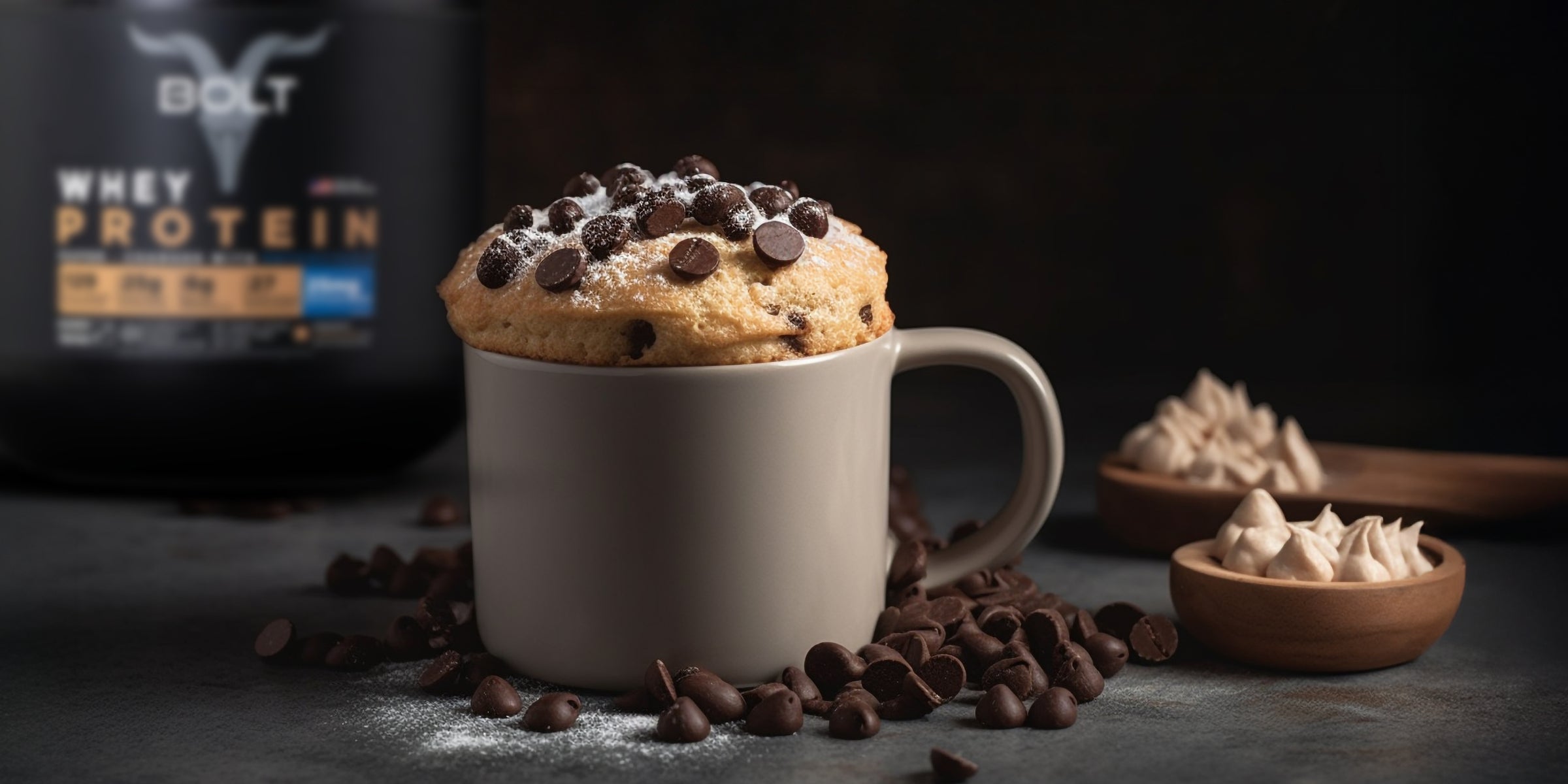 High Protein-Packed Chocolate Fudge Mug Cake