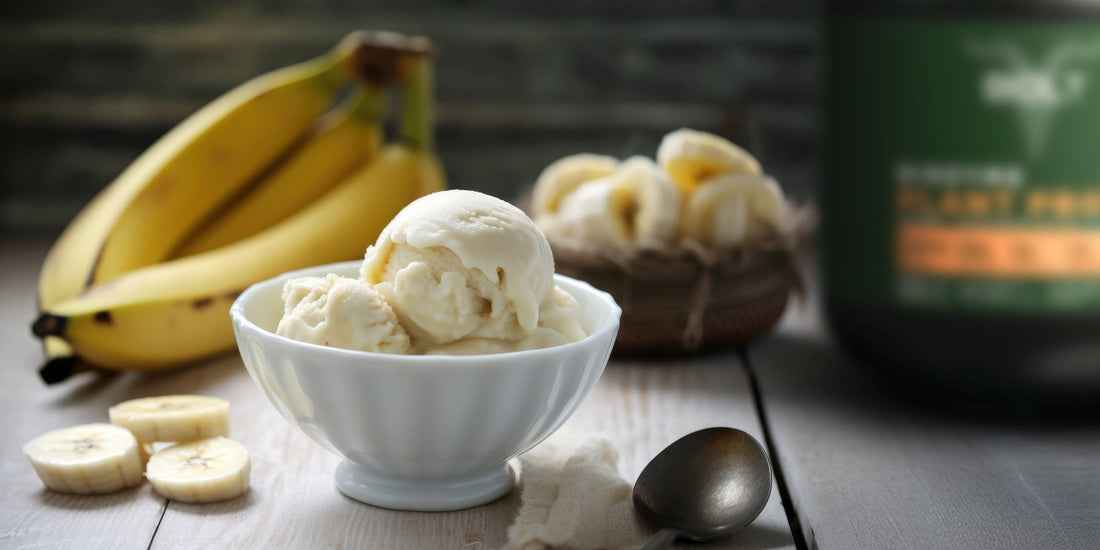 Protein-Packed Frozen Banana Ice Cream Recipe