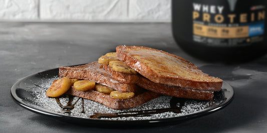 Whey protein-infused French toast recipe