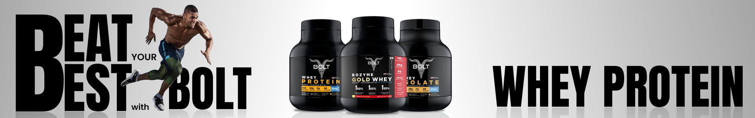 Whey protein powder- Bolt Nutrition