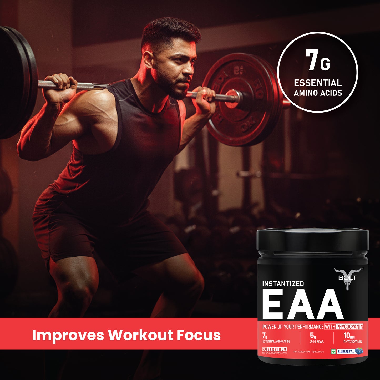 Blueberry -Bolt EAA supplement 