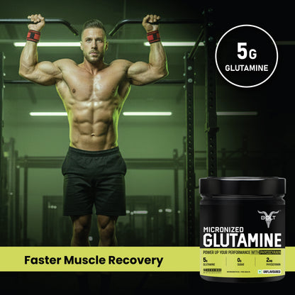 Unflavoured Bolt Micronized Glutamine