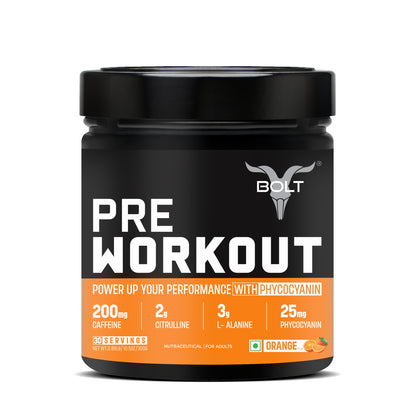 Orange- Pre-workout supplement 