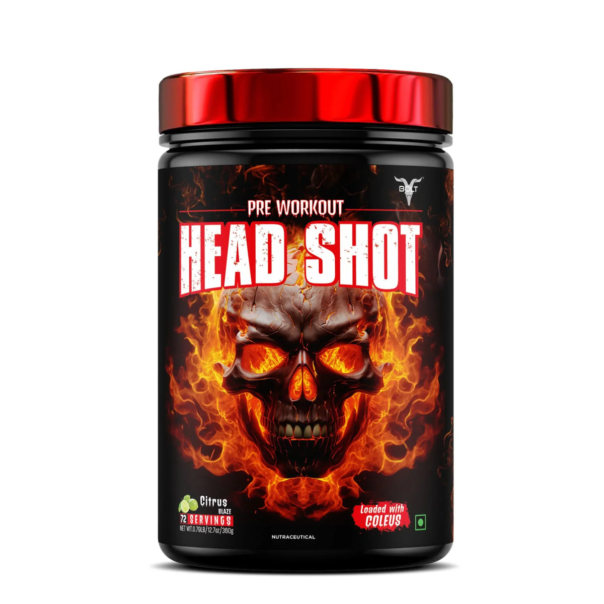 Buy Headshot Pre Workout Powder for Intense Training | Bolt Nutrition