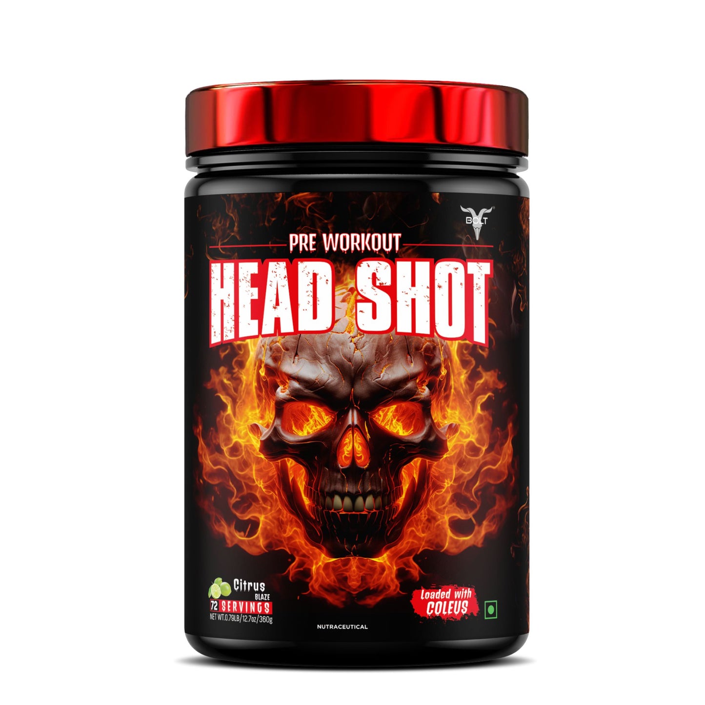 Citrus Blaze, bolt nutrition pre workout