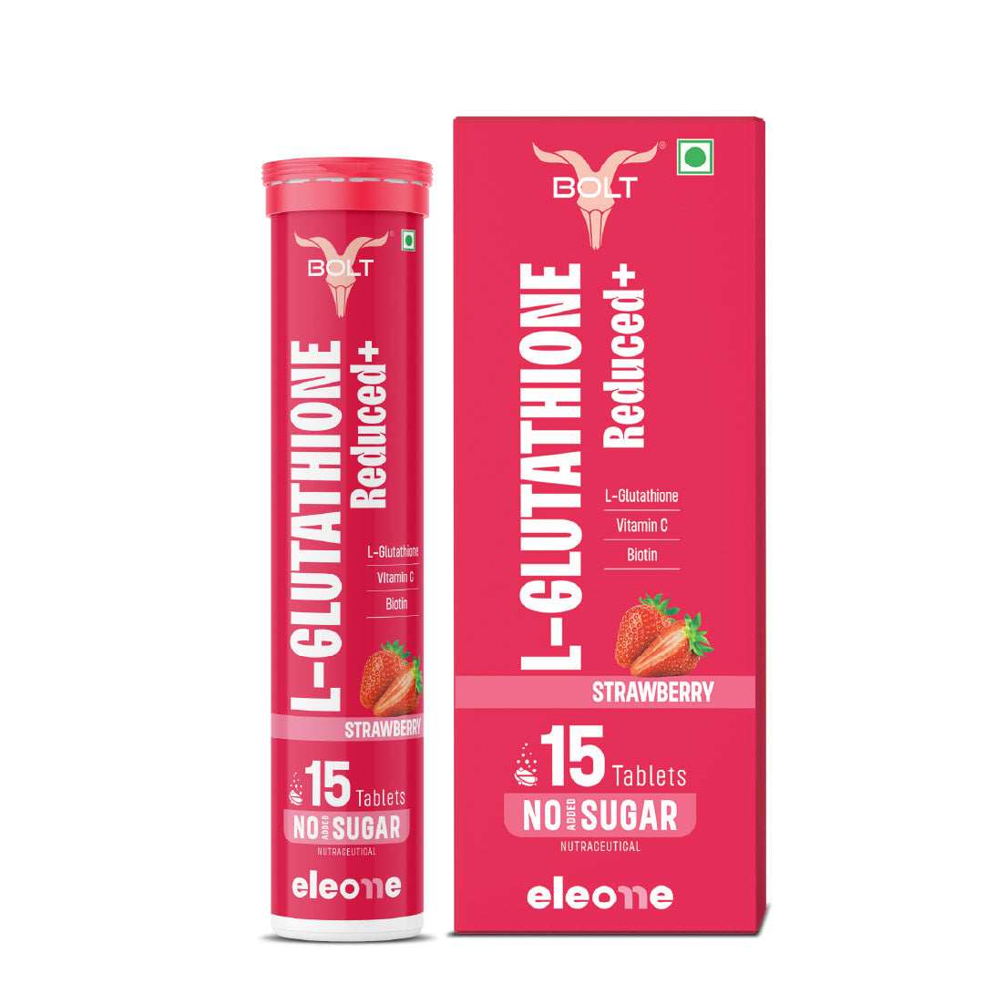 Eleone by Bolt Glutathione Effervescent Tablets | Skin Glow &amp; Detox  Support