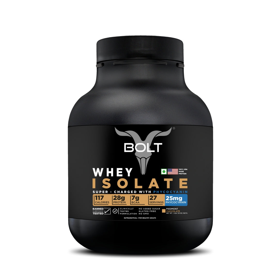 Bolt Whey Isolate Protein Powder | 2LB, 27 Servings