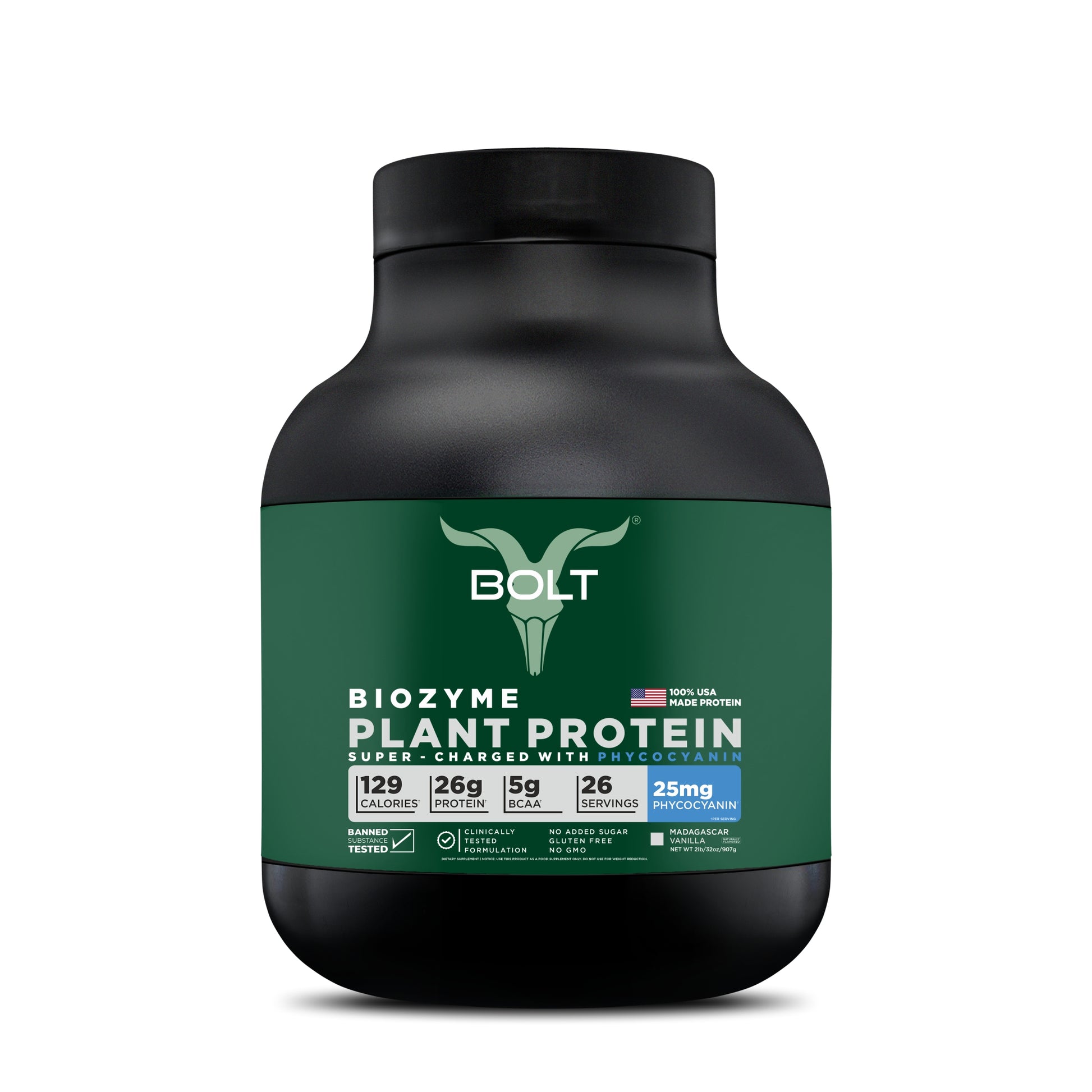 Madagascar Vanilla, biozyme plant protein powder