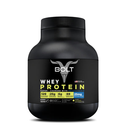 Bolt Whey Protein Powder | With Superfood PHYCOCYANIN | USA Formulation & Origin