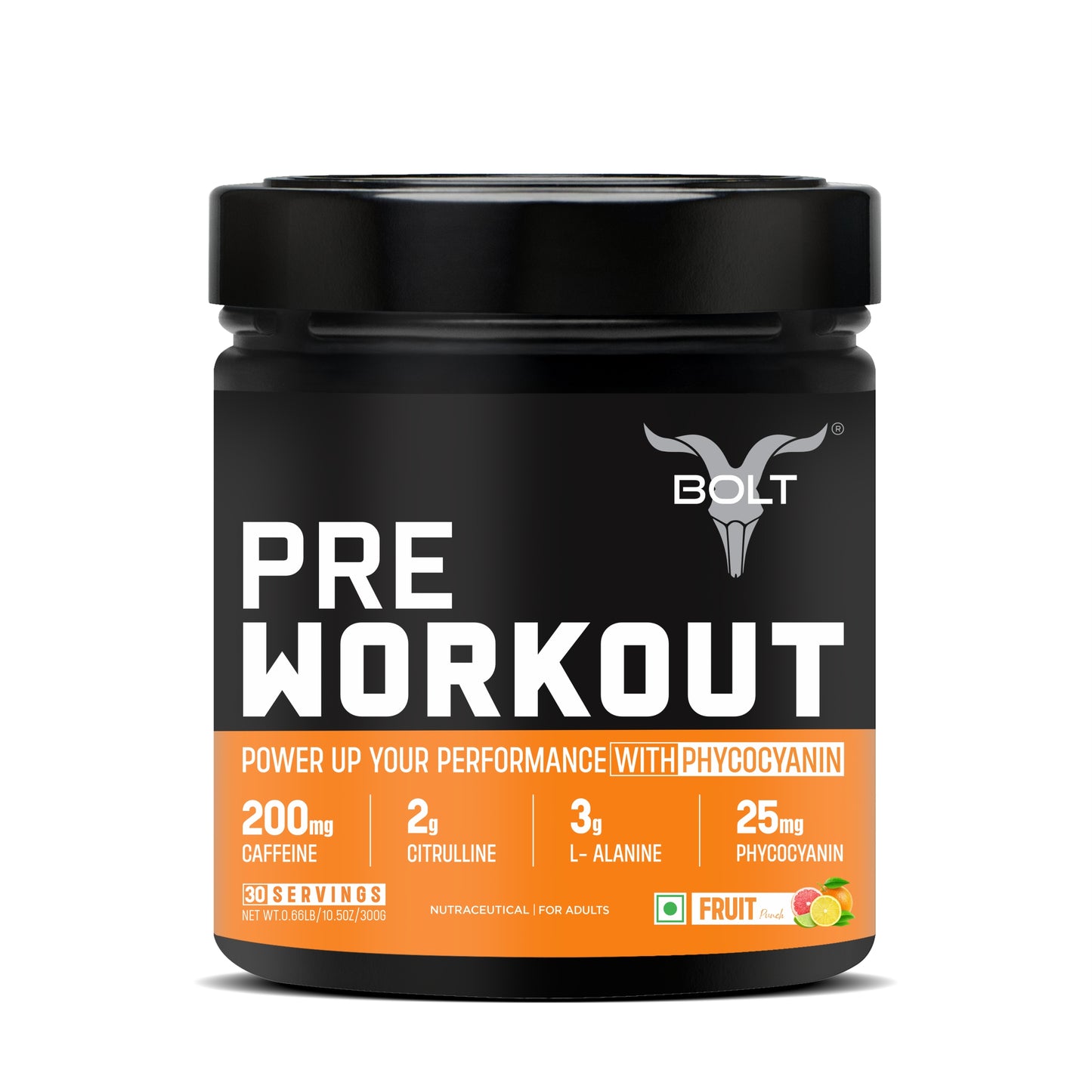 Fruit Punch- Pre-workout supplement 