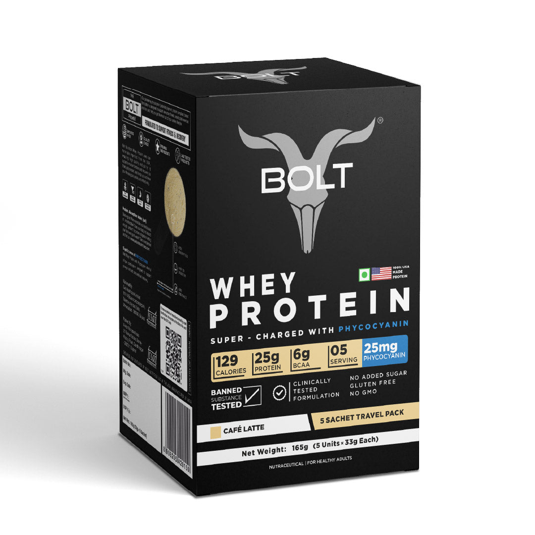 Cafe Latte_Box of Bolt whey protein 