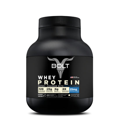 Bolt Whey Protein Powder | With Superfood PHYCOCYANIN | USA Formulation & Origin