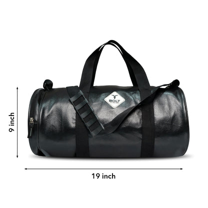 Bolt Nutrition Premium Duffle Gym Bag | Stylish & Spacious Gym, Travel & Sports Bag with Shoe Compartment