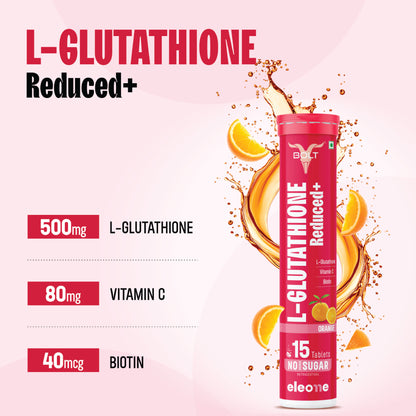 Orange L-Glutathione Reduced+ supplement 