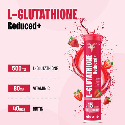 Strawberry L-Glutathione Reduced+ supplement 