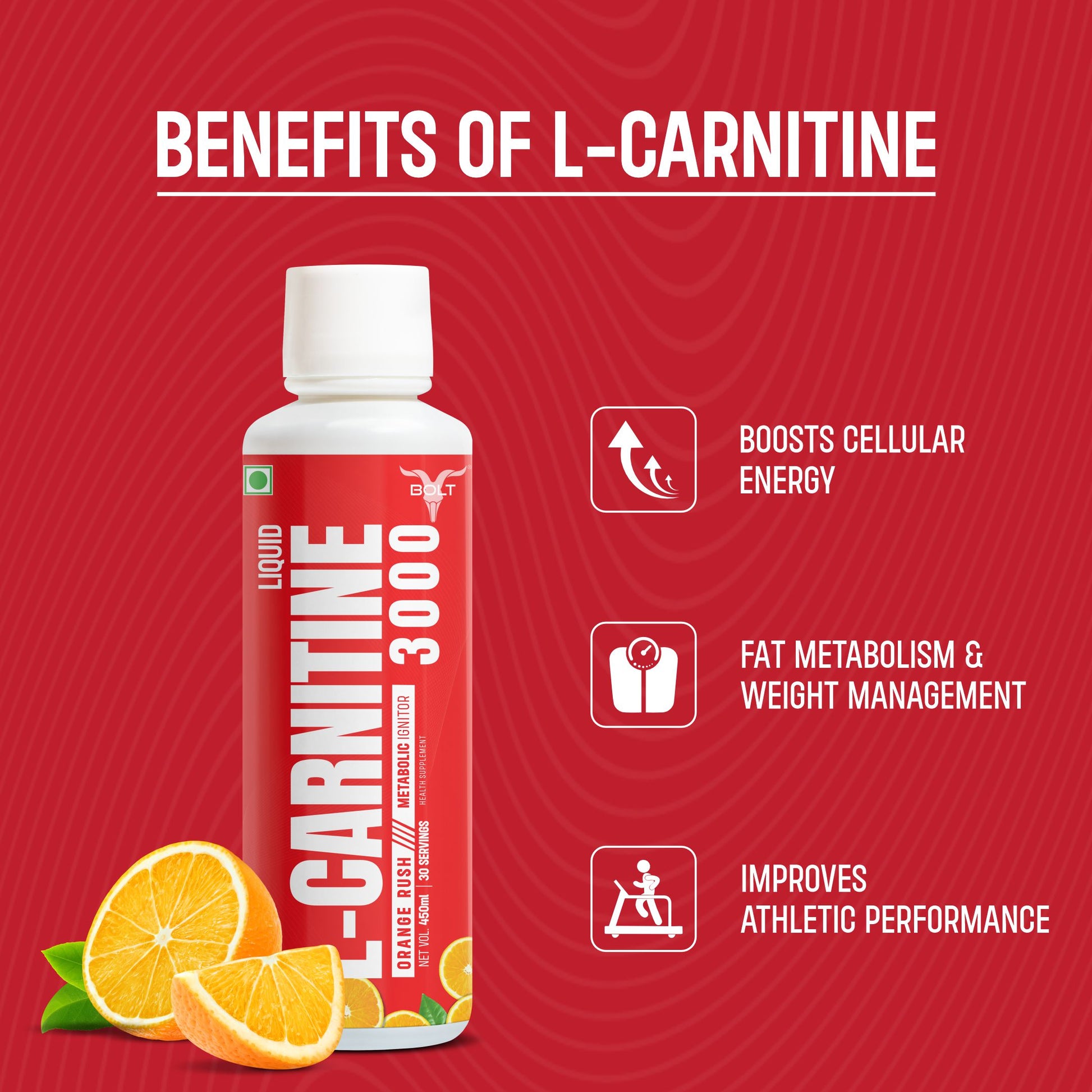 Orange rush L-Carnitine liquid 3000mg benefits